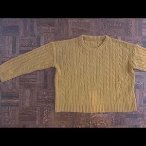 Yellow sweater